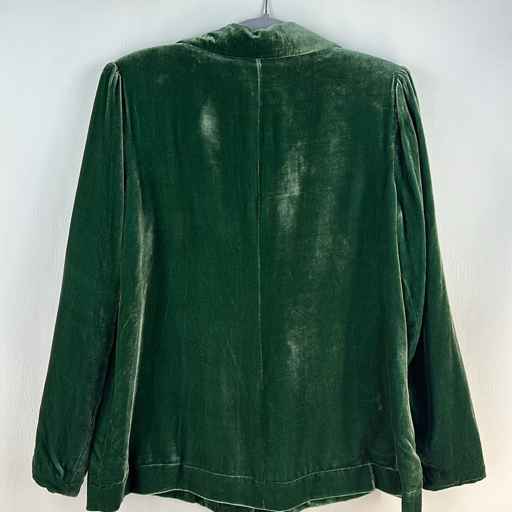The Territory Ahead Button Down Velour Jacket Blazer, MP - Picture 6 of 9
